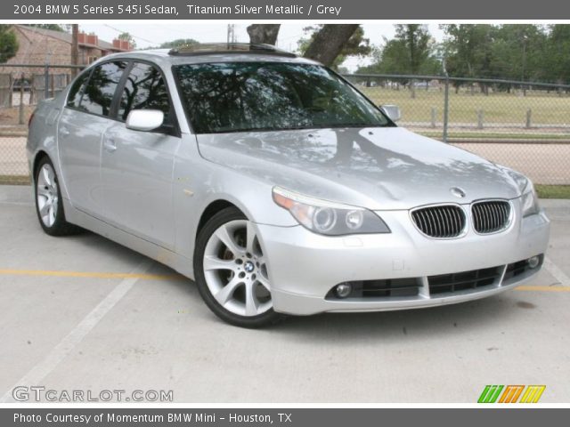 2004 BMW 5 Series 545i Sedan in Titanium Silver Metallic