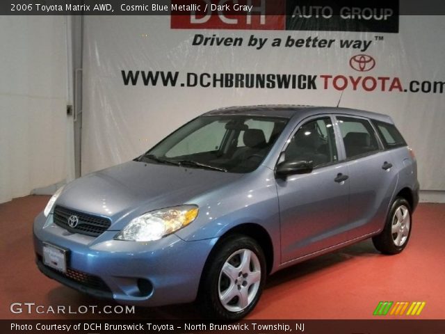 2006 Toyota Matrix AWD in Cosmic Blue Metallic