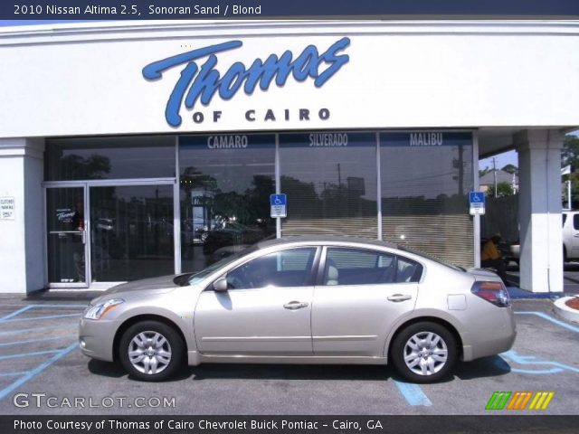 2010 Nissan Altima 2.5 in Sonoran Sand
