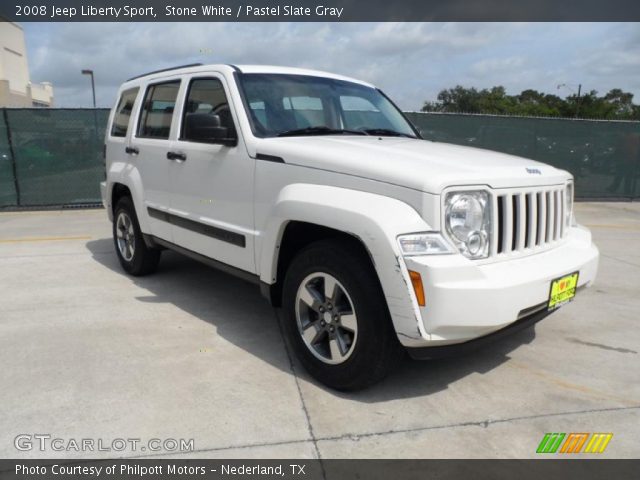 2008 Jeep Liberty Sport in Stone White