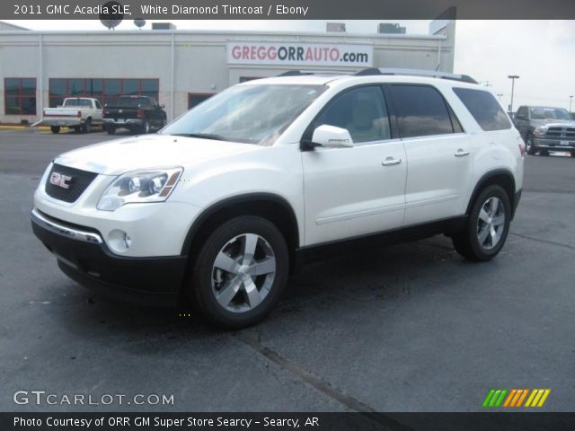 2011 GMC Acadia SLE in White Diamond Tintcoat