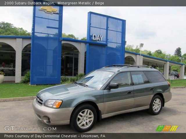 2000 Subaru Outback Wagon in Wintergreen Metallic