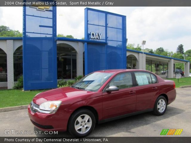 2004 Chevrolet Malibu LS V6 Sedan in Sport Red Metallic