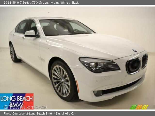 2011 BMW 7 Series 750i Sedan in Alpine White