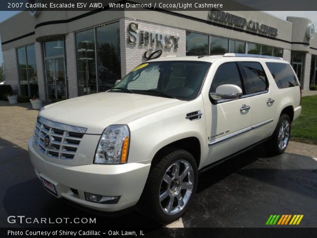2007 Cadillac Escalade ESV AWD in White Diamond