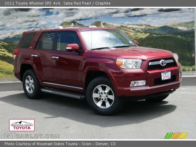 2011 Toyota 4Runner SR5 4x4 in Salsa Red Pearl