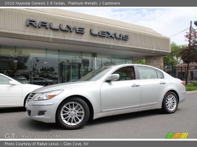 2010 Hyundai Genesis 3.8 Sedan in Platinum Metallic