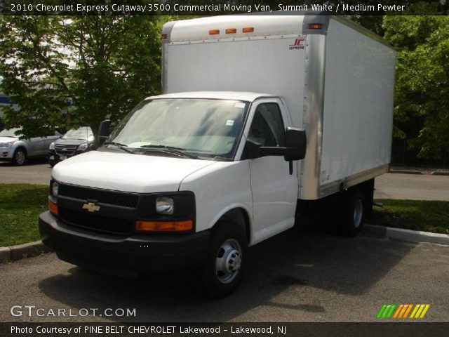 2010 Chevrolet Express Cutaway 3500 Commercial Moving Van in Summit White