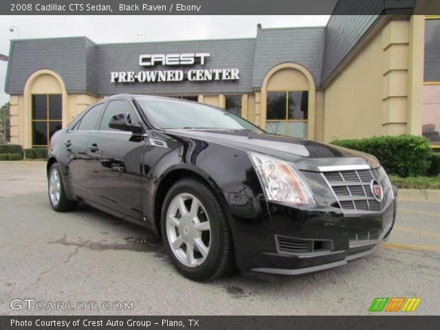 2008 Cadillac CTS Sedan in Black Raven