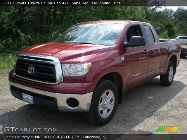 2010 Toyota Tundra Double Cab 4x4 in Salsa Red Pearl