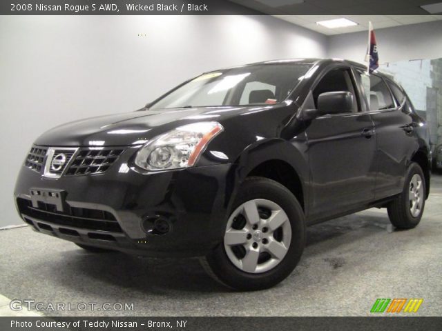 2008 Nissan Rogue S AWD in Wicked Black