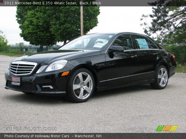 2011 Mercedes-Benz E 350 4Matic Sedan in Black