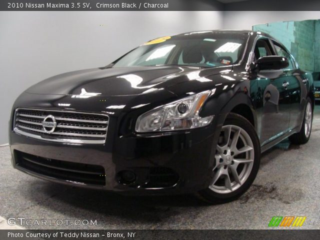 2010 Nissan Maxima 3.5 SV in Crimson Black