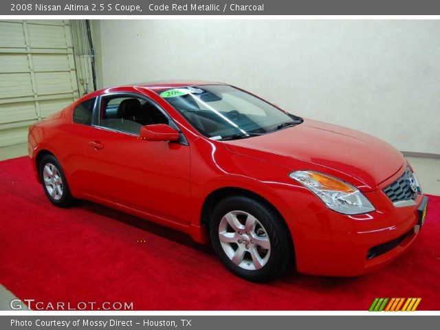2008 Red nissan altima coupe #1