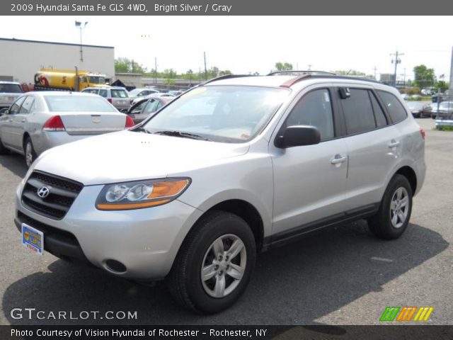 2009 Hyundai Santa Fe GLS 4WD in Bright Silver