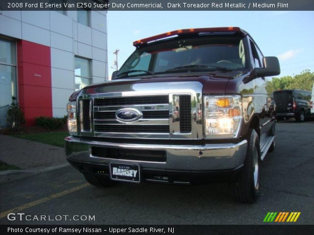 2008 Ford E Series Van E250 Super Duty Commericial in Dark Toreador Red Metallic