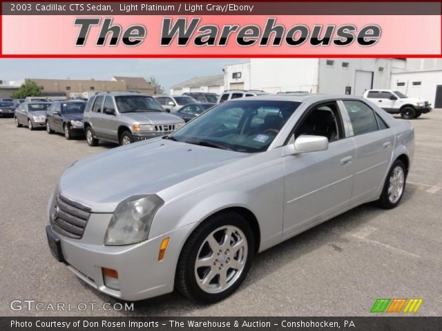 2003 Cadillac CTS Sedan in Light Platinum