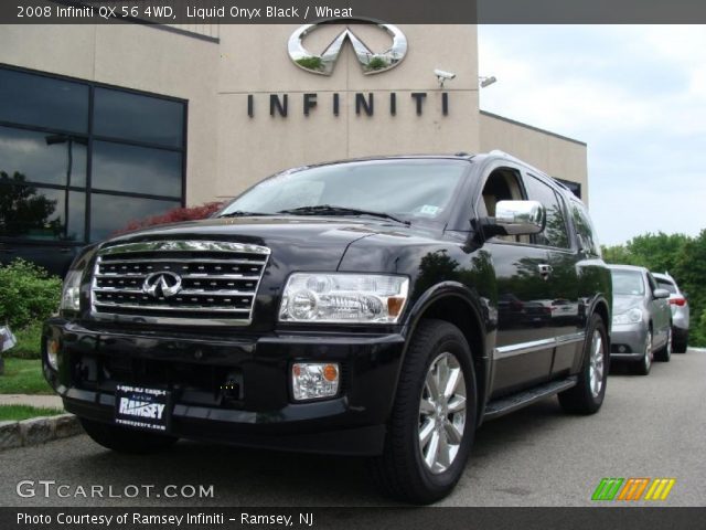2008 Infiniti QX 56 4WD in Liquid Onyx Black