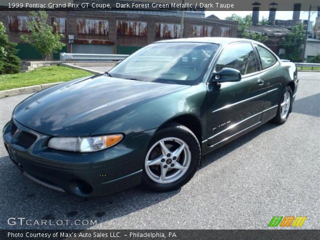 1999 Pontiac Grand Prix GT Coupe in Dark Forest Green Metallic