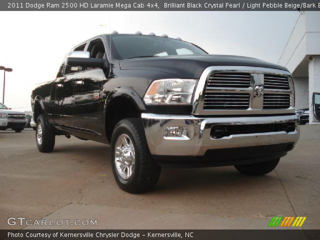 2011 Dodge Ram 2500 HD Laramie Mega Cab 4x4 in Brilliant Black Crystal Pearl