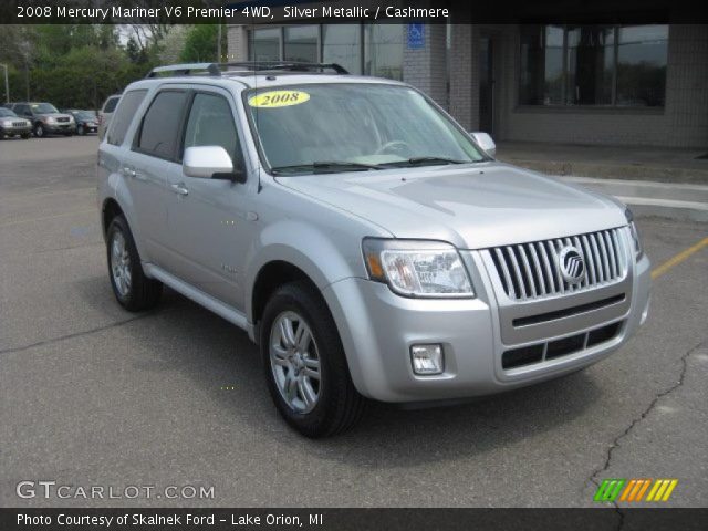 2008 Mercury Mariner V6 Premier 4WD in Silver Metallic