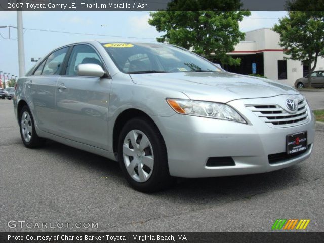 2007 Toyota Camry LE in Titanium Metallic