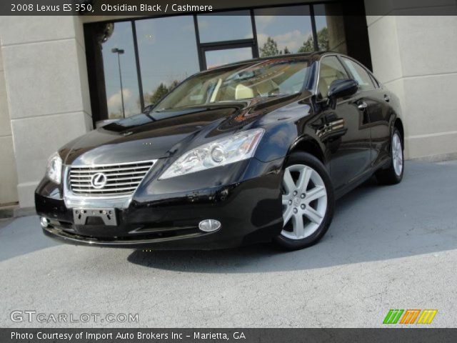 2008 Lexus ES 350 in Obsidian Black