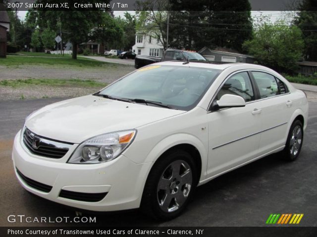 2007 Saturn Aura XE in Cream White