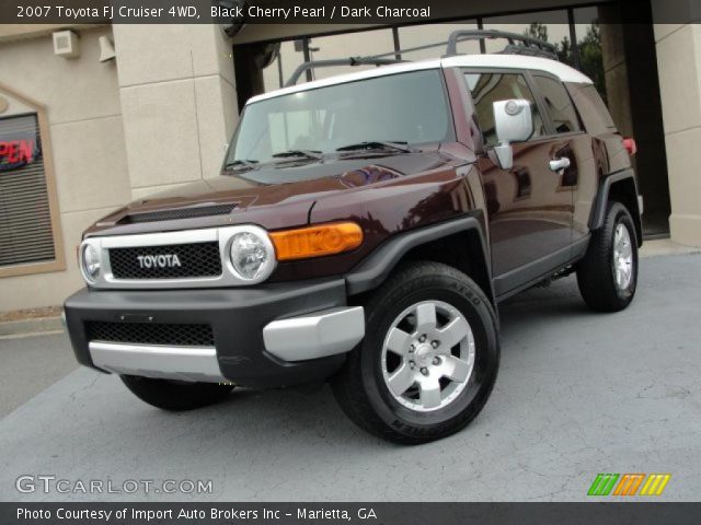 2007 Toyota FJ Cruiser 4WD in Black Cherry Pearl