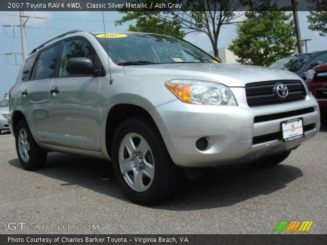 2007 Toyota RAV4 4WD in Classic Silver Metallic