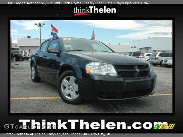 2008 Dodge Avenger SE in Brilliant Black Crystal Pearl