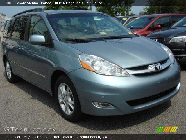 2006 Toyota Sienna Limited in Blue Mirage Metallic