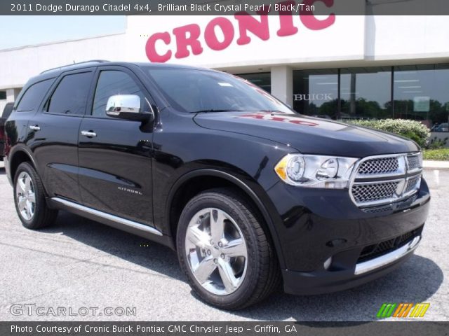 2011 Dodge Durango Citadel 4x4 in Brilliant Black Crystal Pearl