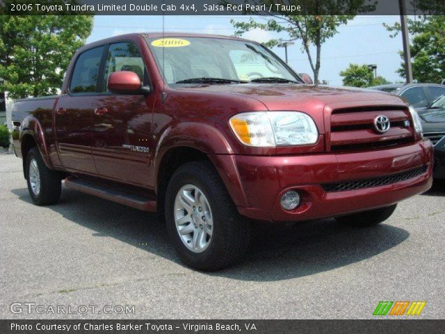 2006 Toyota Tundra Limited Double Cab 4x4 in Salsa Red Pearl