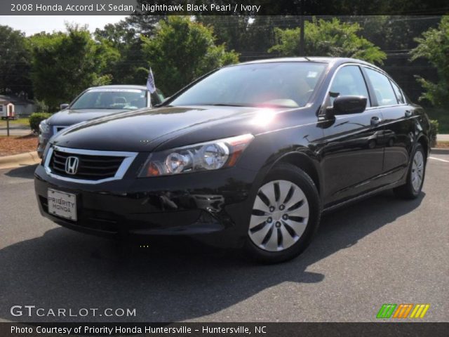 2008 Honda Accord LX Sedan in Nighthawk Black Pearl