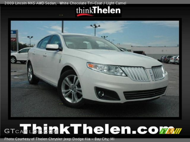 2009 Lincoln MKS AWD Sedan in White Chocolate Tri-Coat