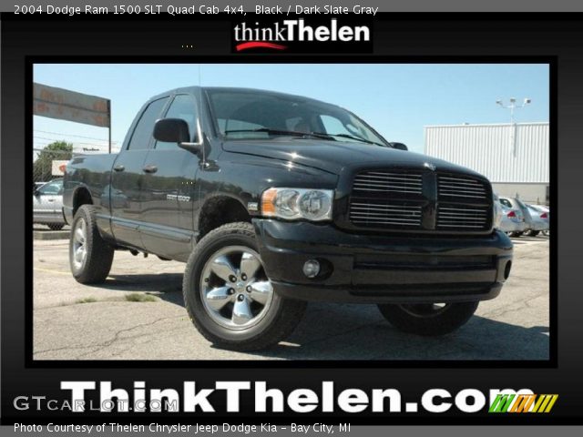 2004 Dodge Ram 1500 SLT Quad Cab 4x4 in Black