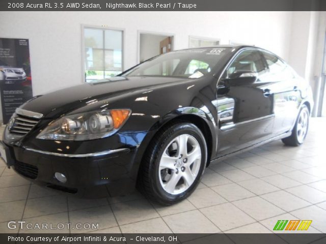 2008 Acura RL 3.5 AWD Sedan in Nighthawk Black Pearl