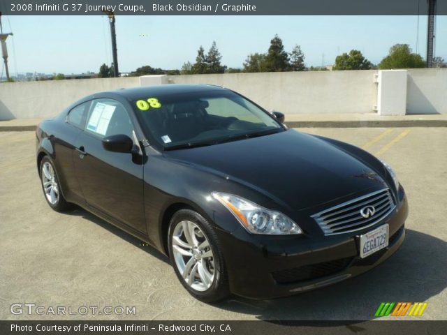 2008 Infiniti G 37 Journey Coupe in Black Obsidian