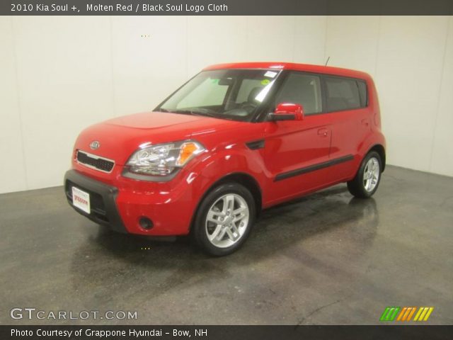 2010 Kia Soul + in Molten Red