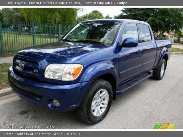 2005 Toyota Tundra Limited Double Cab 4x4 in Spectra Blue Mica
