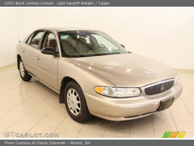 2003 Buick Century Custom in Light Sandrift Metallic