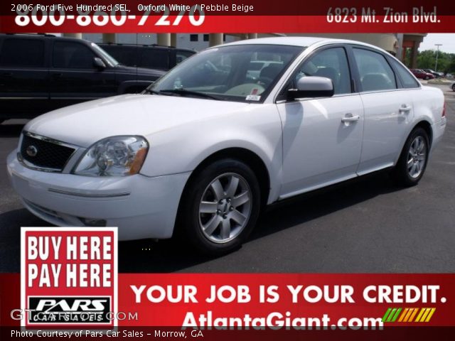2006 Ford Five Hundred SEL in Oxford White