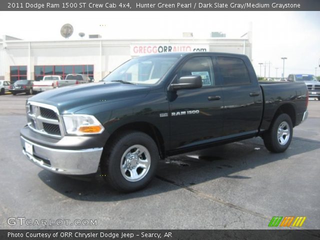 2011 Dodge Ram 1500 ST Crew Cab 4x4 in Hunter Green Pearl
