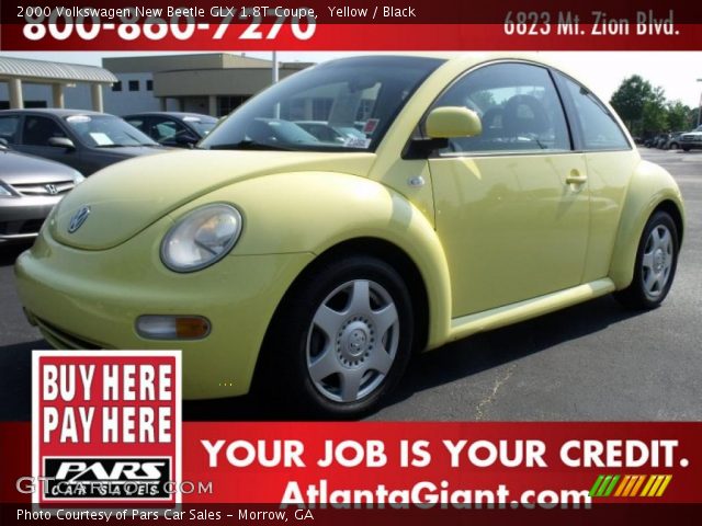 2000 Volkswagen New Beetle GLX 1.8T Coupe in Yellow