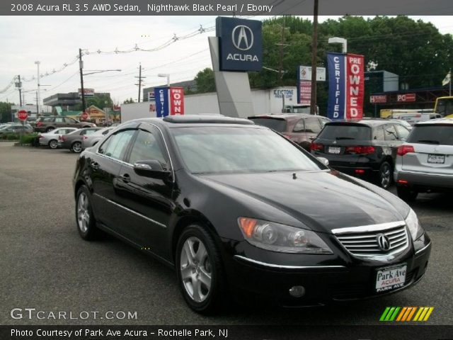 2008 Acura RL 3.5 AWD Sedan in Nighthawk Black Pearl
