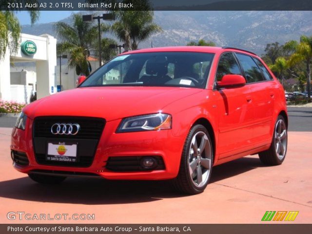 2011 Audi A3 2.0 TFSI in Brilliant Red