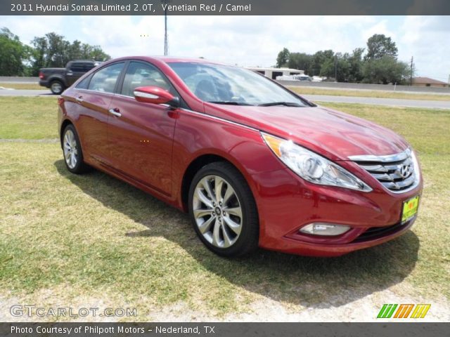 2011 Hyundai Sonata Limited 2.0T in Venetian Red