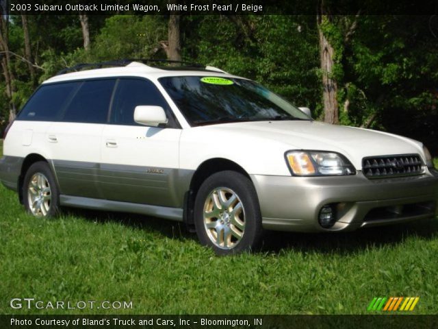 2003 Subaru Outback Limited Wagon in White Frost Pearl