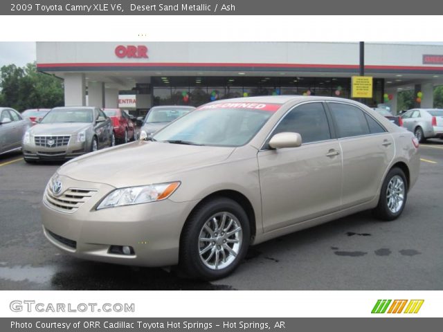 2009 Toyota Camry XLE V6 in Desert Sand Metallic